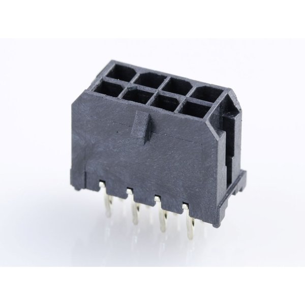 Molex Rectangular Power Connector, 8 Contact(S), Male, Press Fit Terminal, Receptacle 449140801